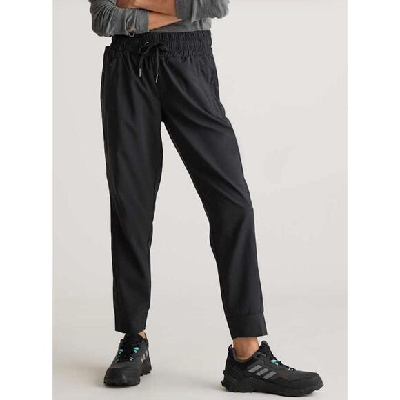 Quince Pants - Quince Women’s S Black Flow knit Performance Joggers Casual Lounge NWT NEW